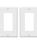 GFCI Style Rocker Light Switch Wall Plate Cover 1-Gang 4.50 By 2.76 Inches Smooth Face Unbreakable Polycarbonate Thermoplastic