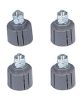 Magnetic Limit Switch Magnets Pack for Sliding Gate Openers 4 Pieces Pro Grade Grey Round Shape Durable Metal and Plastic Construction