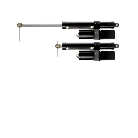 Built Like A Brick Heavy Duty Linear Actuator handles 18000N force, featuring dual motors and chrome shaft for garage door applications.
