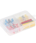 Fresh Pack Of 50 Solder Seal Wire Connectors Plus 13 Heat Shrink Tubes For Insulated Marine Electrical Butt Terminals That Keep Your Cords Dry And Secure Like A Boss in plastic case