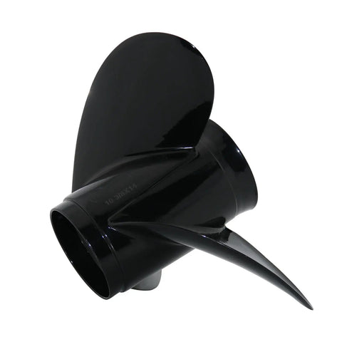 Outboard Propeller Ten And Three Eighths Inch Diameter Thirteen Pitch With Pressed In Hub Three Blade Aluminum Right Hand Rotation Compatible With Mercury Mariner Marathon And Seapro Twenty Five To Seventy HP Engines Replaces OEM 48 73136 A45
