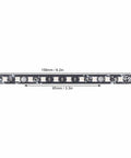 2 Pack 158mm RGB LED Light Bar For 3D Printers DC5V Colorful Light Strip With Easy Mount, viewed from the top