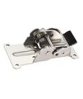 Self Locking Folding Hinge With 0 90 180 Degree Settings, compact portable locking hinge, 10.5cm, 2.5mm thick, 4.5mm bore