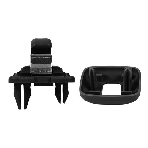 Interior Black ABS Plastic Sun Visor Hook Clip Bracket For Audi A1 A3 A4 A5 Q3 Q5 S3 S4 S5 TT RS3 RS4 RS5 Exeo 2009 To 2014 OEM Compatible