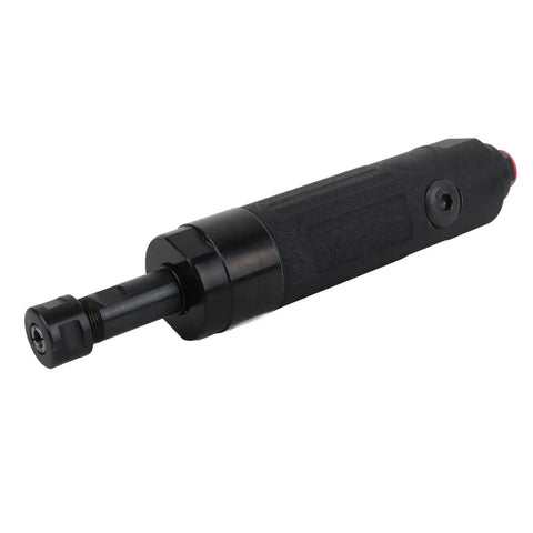 Slick Compact Pneumatic Die Grinder For Tight Squeezes Low Speed Carving Tool in black, ideal for precision grinding tasks.