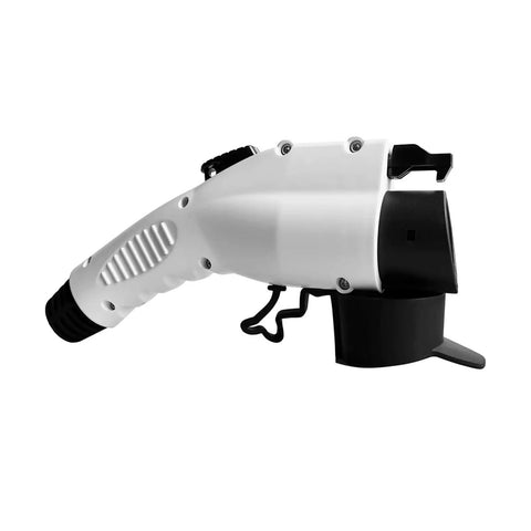 Heavy Duty Sae J1772 Type One Ev Charging Connector Female Plug Without Cable 5 Pin AC charger side view with grip.
