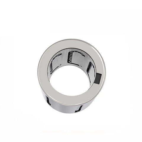 Heavy Duty Double Sealed Deep Groove Ball Bearing 1 Pc Outer Race Type for Linear Motion CNC Parts Electric Tool Automation Low Noise Vibration Reduction High Load Capacity, silver metal close-up