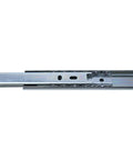 Three Pairs Full Extension Drawer Slides With Ball Bearing, Soft Close, 12 Inch, Silver Finish, durable steel construction close-up