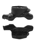 2 Pack Wing Style Tire Changer Duck Heads For TCX50 TCX515 TCX550 Machines, Black Plastic Replacement Heads, side and front view