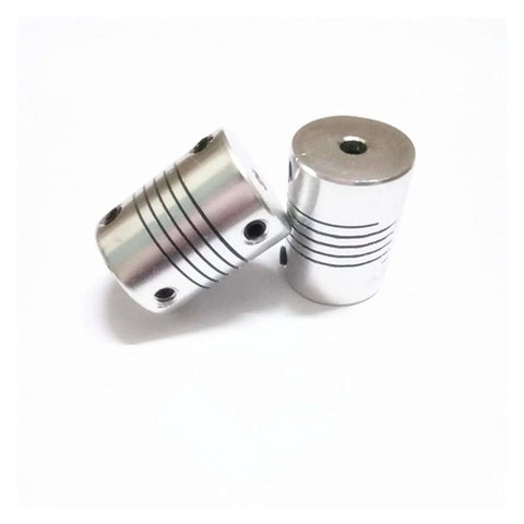 Upgrade Your CNC Setup With This Flex Shaft Coupler Bundle Of 4 Pieces For Smooth Motor Alignment Featuring Aluminum Build And Fits Common D18L25 Sizes Like 7mm And 8mm For Serious DIY Projects. aluminum CNC flex shaft couplers, 25mm, for 7mm and 8mm shafts