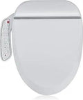 Round Bidet Toilet Seat With Smart Controls, Unlimited Warm Water, Vortex Wash, Electronic Heated Seat, White, top view