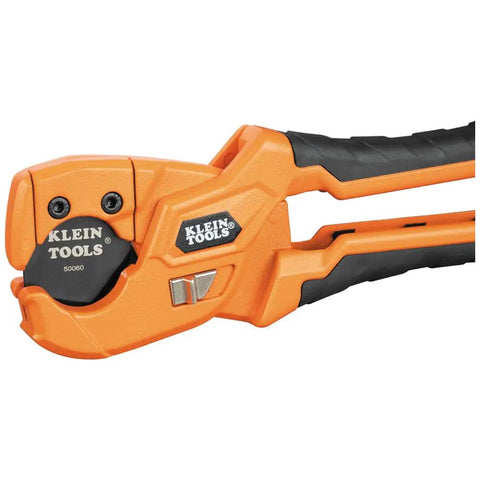Lightweight PEX Pipe And Tubing Cutter With Soft Molded Handles And Pierce Point Blade for clean cuts on PEX and soft tubing