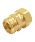 Three Quarter Inch GHT 360 Degree Swivel Hose Fitting Anti Twist Adapter Male To Female Garden Hose Connector With Rotating Joint No Kink Design Hex Nut For Easy Tightening And Quick Install brass fitting