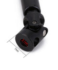 Heavy Duty CNC Hardened Steel Drive Shaft For Axial SCX24 Rock Crawler Jeep Bronco JL, showing end detail and dimensions.
