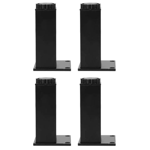 Adjustable Aluminum Cabinet Feet Set 4 Pieces Furniture Leg Supports For Cabinets Sofas And More Anti Rust Durable Base
