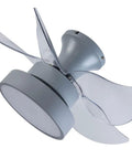 Ceiling Fan with Light 6 Speeds Control Modern for Living Room Bedroom 36W, close-up view of blades and light fixture.