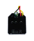 Heavy Duty 60 Amp 21 Volt Brushless Angle Grinder Control Board With Single Capacitor, compact metal build with wiring connections.