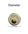 High Flow 255 LPH In Tank Electric Fuel Pump Kit For TBI LT1 LT4 LS1 With Installation Kit Compatible With GSS317 F20000169 shown in 1.5 inch diameter view
