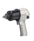 Heavy Duty 1/2 Inch Pneumatic Impact Wrench And Air Hammer with a non-slip grip, showcasing sleek metallic design for garage use.