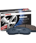 Bosch QuietCast ceramic brake pad set, front pair for Honda Pilot, with packaging box