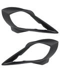Headlight Covers For Raptor 700 Front Left And Right Bezel Trim For Yamaha YFZ 450 YFZ450R YFZ450X Wolverine Matte Black 2-pack