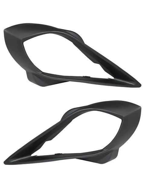 Headlight Covers For Raptor 700 Front Left And Right Bezel Trim For Yamaha YFZ 450 YFZ450R YFZ450X Wolverine Matte Black 2-pack