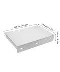 Heavy Duty Outdoor Charger Rainproof Cover Keeps Your EV Station Secure When Weather Beats Down Universal Stainless Steel Electric Box Protector, 30x19x5 cm dimensions.