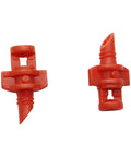 100 Pack Pressure Activated Pump Spray Heads For 360 Degree Red Micro Mist Irrigation Systems Pre Calibrated For 15 To 60 PSI