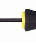 Close-up of a single balldriver from the Boss-Grade Set Of 13 Balldriver Screwdrivers With ProHold Tip And ProGuard Finish, Quick-Grab Ball End Tools.