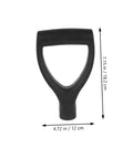 D Shaped Shovel Handle Replacement Ergonomic Plastic Grip For Gardening Durable Lightweight Spade Handle For Planting And Outdoor Use Your Go To Grip Upgrade For Digging And Tilling with dimensions 7.15x4.72 inches