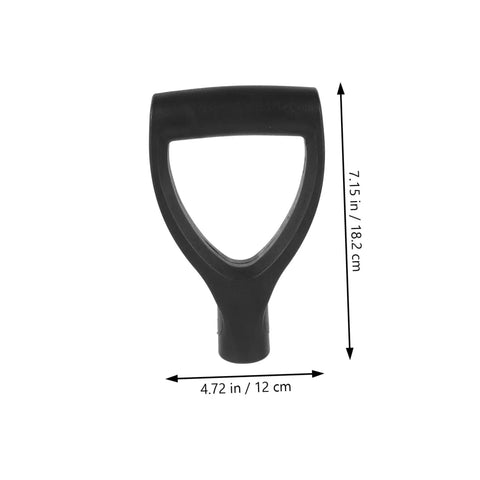 D Shaped Shovel Handle Replacement Ergonomic Plastic Grip For Gardening Durable Lightweight Spade Handle For Planting And Outdoor Use Your Go To Grip Upgrade For Digging And Tilling with dimensions 7.15x4.72 inches