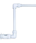 Side view of Waterfall Fountain For Spa And In Ground Pools With 1.5 Inch Threaded Return Fittings Adjustable Spray Height And Direction