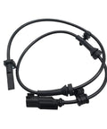 Front Abs Wheel Speed Sensor Built Heavy Duty For Tesla Model X 2016 Through 2020, black wire harness for wheel position monitoring.