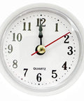 65Mm Quartz Clock Movement Kit With Rubber Mount For DIY Projects White Face Readable Arabic Numerals All In One Clock Core
