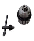 Tough As Nails Keyless Drill Press Chuck 5/8 Inch Heavy Duty with key for easy operation and steel construction for durability.
