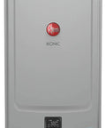 The Badass Thermaforce 199K BTU Tankless Water Heater and Combi Boiler Rig, Gray Finish, front view with display panel.