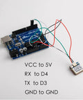 Dual Glonass GPS Module With UART TTL and Antenna connected to Arduino for Raspberry Pi Pixhawk CC3D F3 flight controllers