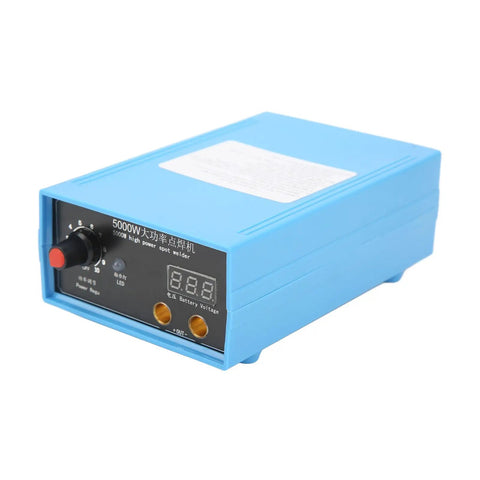 Portable Battery Spot Welder Powerhouse 5000W Output 6 Gear Digital Display 4000mAh Lithium Pack US Plug DIY Strip Welding Kit
