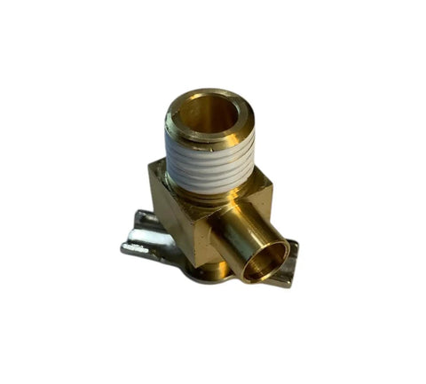 American Made One Quarter Inch NPT Universal Compressor Tank Drain Valve Petcock with Brass Body and Nickel Plated Steel T Handle
