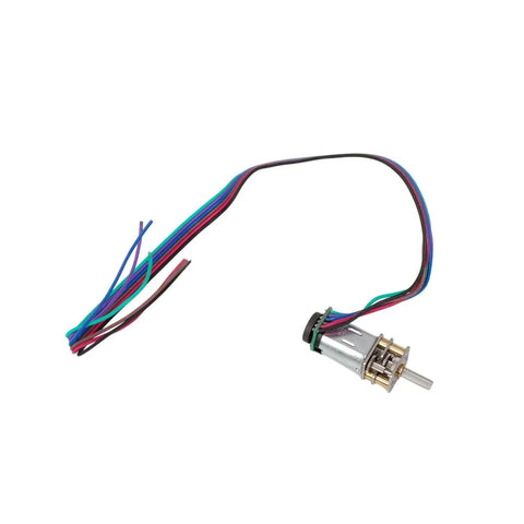 Drop In Ready Motor Backup Set For Robotics Engineering Projects Featuring High Torque Dc Drivetrain Parts, compact motor with wires.