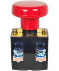 96V 250A Emergency Stop Switch ED250B-1 ZJK-250 red mushroom head button for forklifts with connectors, heavy duty power safety control