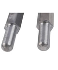 Close-up view of heavy duty winding bars for garage door springs torsion adjustment and tension control pro grade hex winding bars