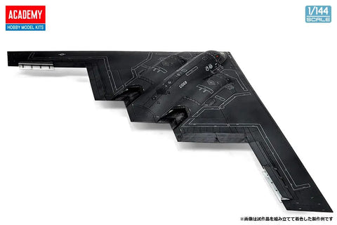 US Air Force B 2A Stealth Bomber Model Kit 1 144 Scale Multicolor Markings Plastic Aircraft Build Kit top view