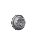 Double Cylinder Deadbolt Lock Keyed On Both Sides Satin Chrome for Top Notch Home Security, Heavy Duty Front Door Lock