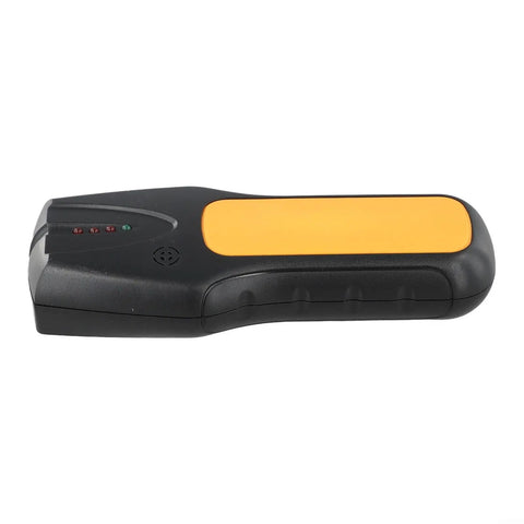 3 in 1 Wall Scanner for stud Finder Metal Detector for Wood Pipe Wire, handheld device with yellow grip and LED indicators.