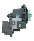 Washing Machine Drain Pump Motor Replacement for Fast Water Drain during Every Cycle Built with Durable Plastic and Metal Components Fits 2 94L 5859EN1006S Models Easy Fix for Worn Out Drain Pumps, gray side view