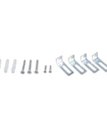 Wall Mounting Kit For Whiteboards With 20 Angle Brackets Expansion Tubes And Screws for secure wall hanging of boards office use