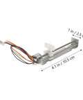 Premium 80 Mm Stroke Stepper Motor For Linear Stage Actuator With dimensions showing 4.1in length and 1in height.