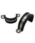 Premium Rubber Lined U Clips For Hose Clamps Made Of 304 Stainless Steel Size Range 12mm To 55mm 10 Pack close-up view