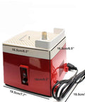 Portable Mini Desktop Glass Grinder With Heavy Duty Diamond Wheel Electric Cutter Polisher Tool For Stained Glass Ceramic Marble.